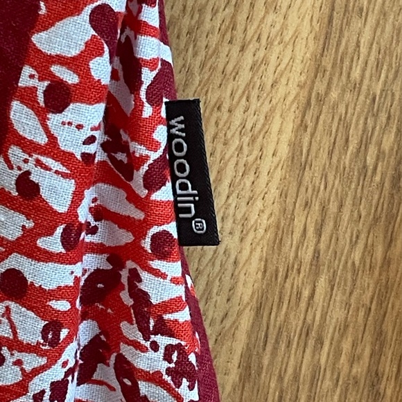 Chic African Burgundy Patterned Long Sleeve Sheath Dress Size 10 - Picture 3 of 11